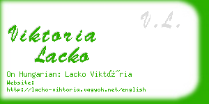 viktoria lacko business card